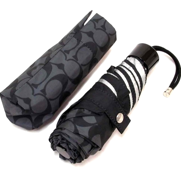 Coach Other - Black Classic Coach Umbrella